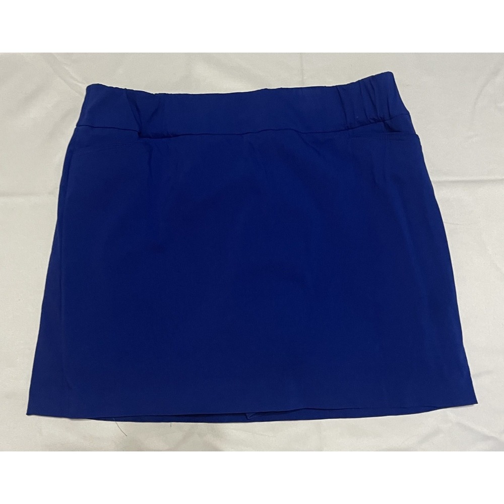 ATTYRE‎ NEW YORK WOMENS SKORT BLUE SIZE 16 WITH POCKETS